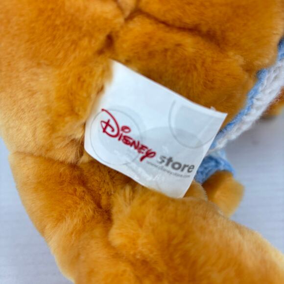 Disney Store Winnie Pooh Bear Plush Snowflake Sparkle Knit Sweater 12 Inch - Picture 7 of 11